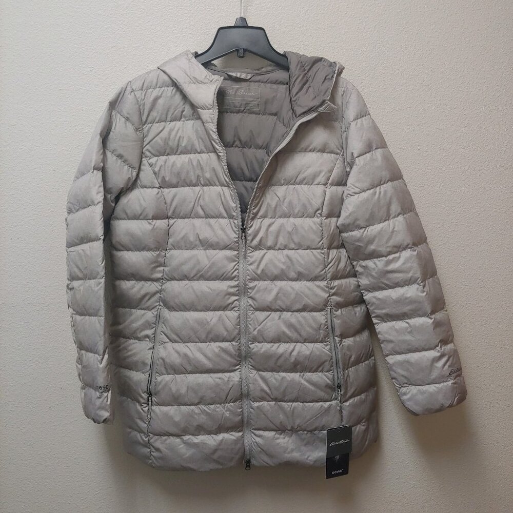 Women's Eddie Bauer Hooded Down Coat, Size L